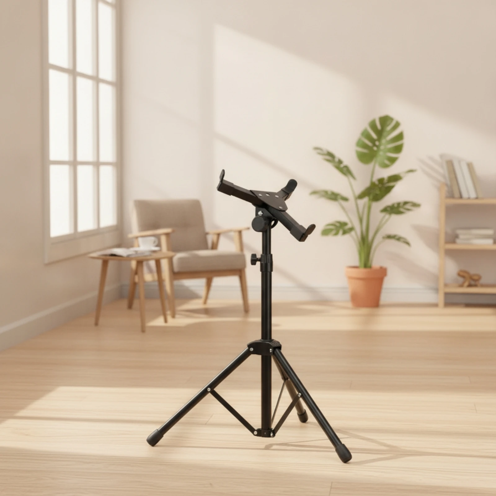 Snare Drum Stand Stable Snare Stand Drum Holder with Tripod Base Long-Lasting Compact for Drummers, Studios, Practice Rooms