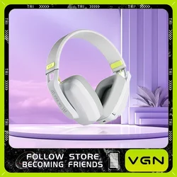 VGN-Écouteurs Siren V1 avec Faible Latence, Écouteurs de Jeu Esports, observateur, Mode Touriste, Bluetooth 5.3, Sans Fil, 2.4g, Fps