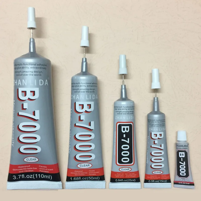 B7000 110 50 25 15ML high-strength adhesive DIY jewelry mobile phone diamond crystal repair acrylic adhesive drilling hole