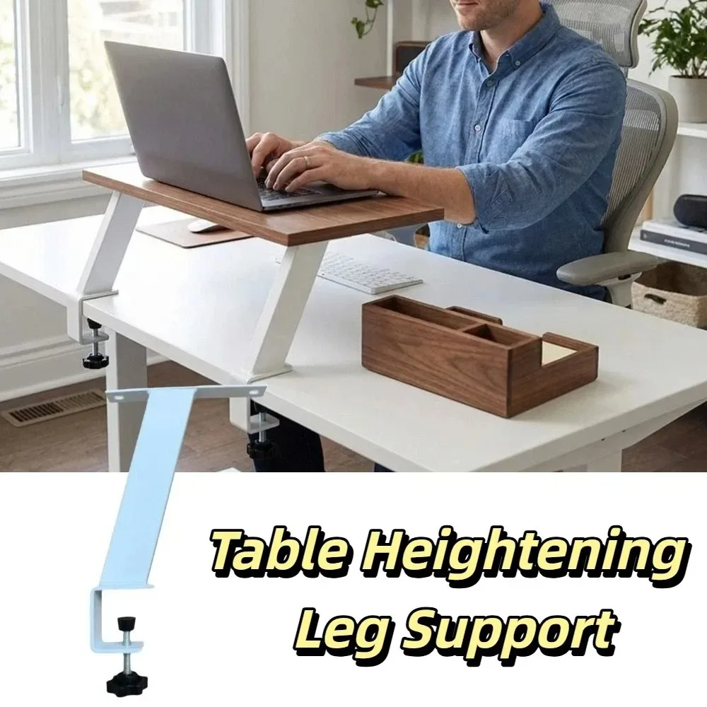 Angle Bracket Durable Metal Reading Stand Increasing Leg Support Mounting Bracket Desk Accessories Floating Shelf Brackets