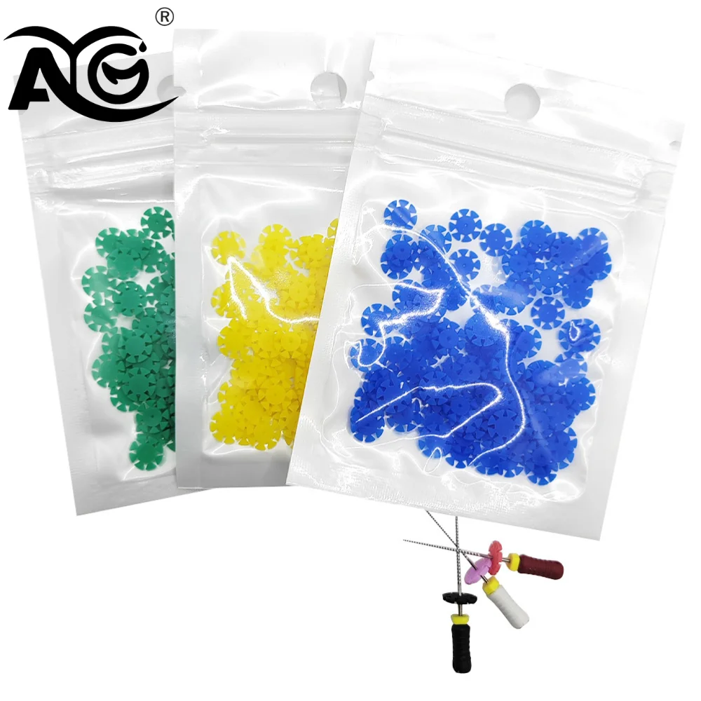 AG Bulk Pack Root Canal Files Stopper Silicone Endodontics Autoclavable Disinfection Marking Circle Mark Ring Counting Rubbe