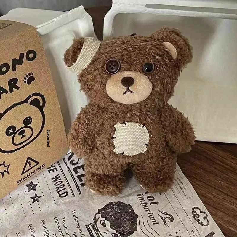 

Genuine Hirono Bear Living Wild Series Cotton Plush Anime Collectible Kawaii Doll Figure With Cartoon Decor For Kids Adult Coll