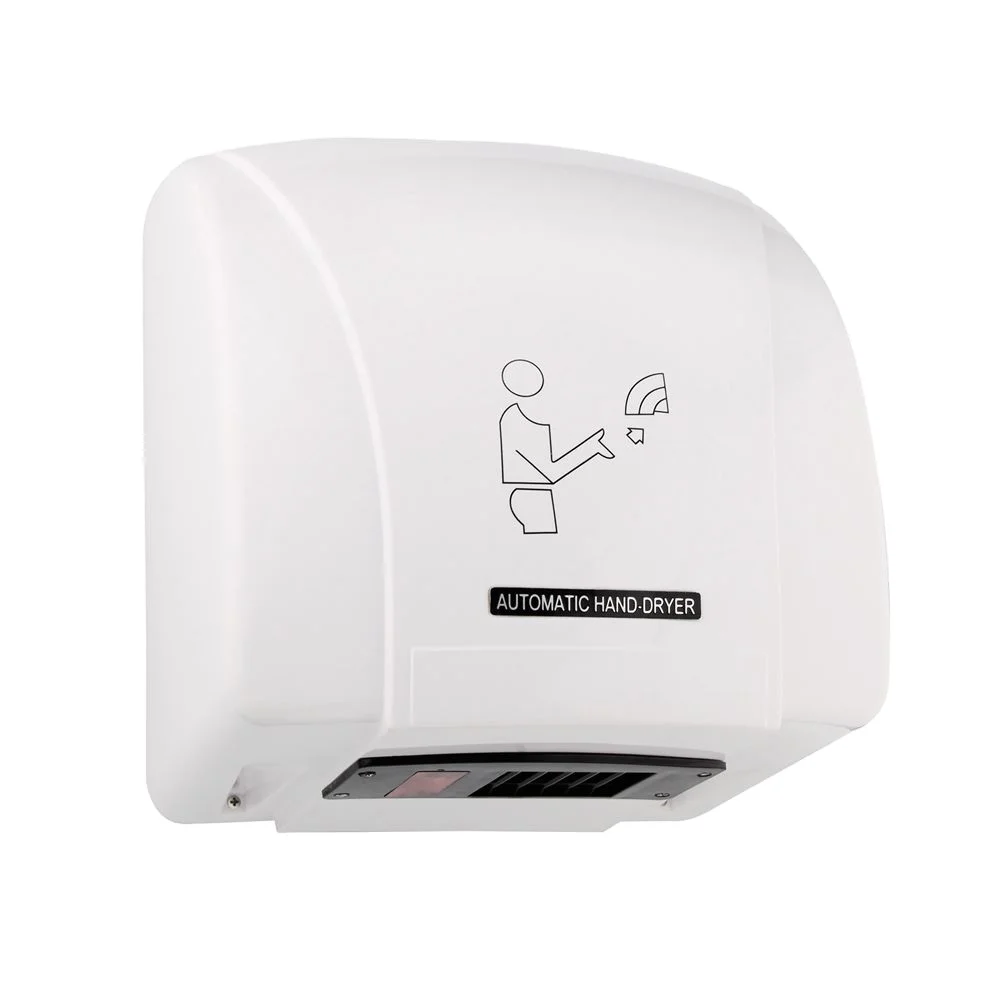 Wall Mounted ABS Plastic Over-current Protection Jet Sensor Automatic Hand Dryer
