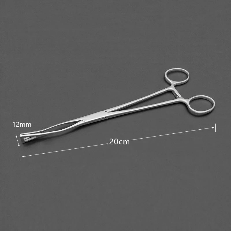 Medical Triangular Lobe Forceps Thoracoscopic Lung Tissue Forceps Holding Forceps With Teeth Abdominal Cardiothoracic Surgical I