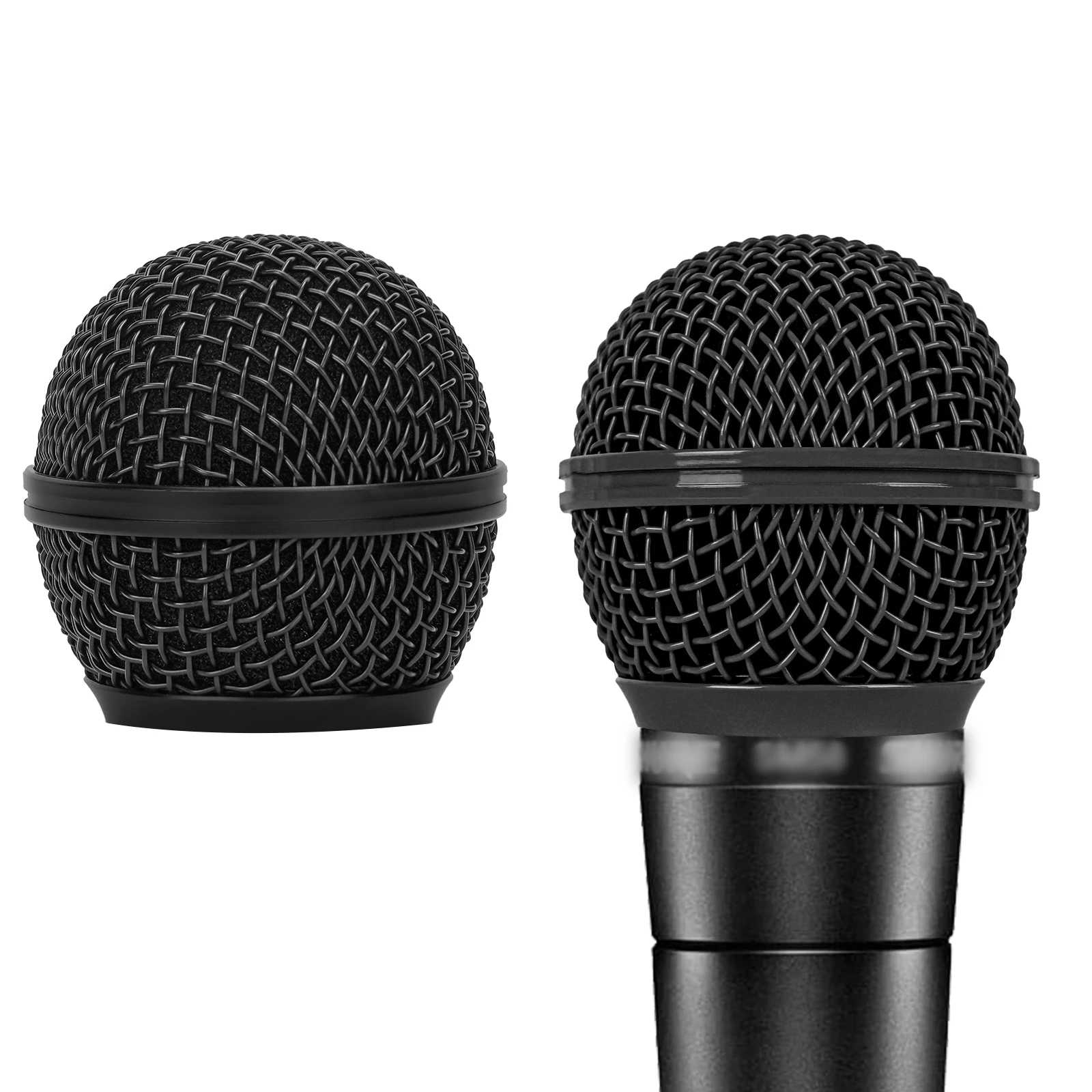 Geekria for Creators Microphone Replacement Grille Compatible with Shure SM58, SM58-LC, SM58S, BETA 58A, SV100 Mic Head Cover