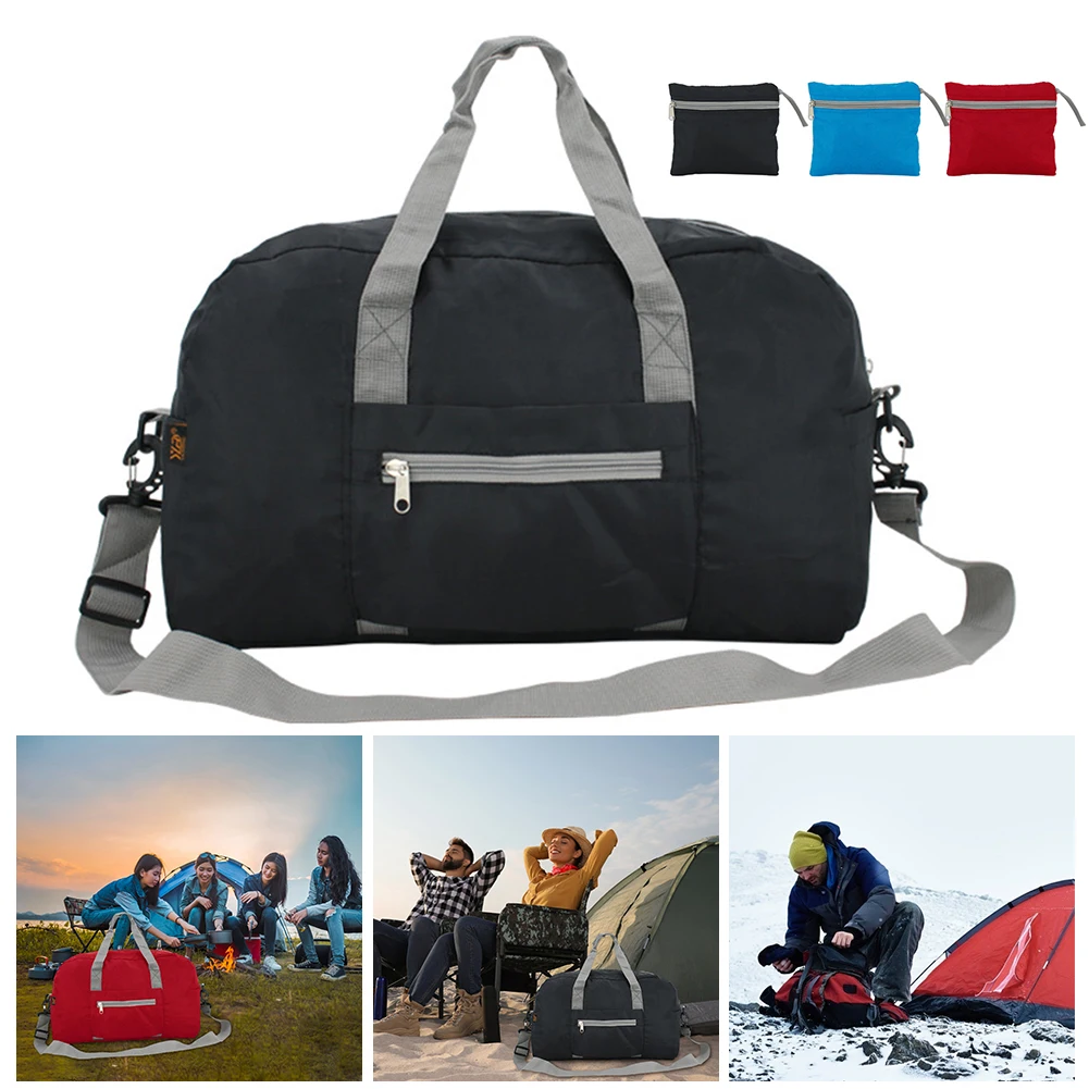 أكياس تخزين ذات سعة كبيرة قابلة للطي سعة 20 لترًا، حقيبة تخزين أدوات المطابخ المحمولة، منظمات التخييم في الهواء الطلق للأنشطة العائلية الخارجية #5