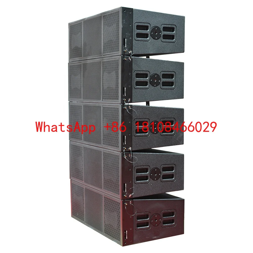 Latest Design Active Two Way 4*18inch Speaker Subwoofer Line Array Musical Equipment pa System for Event Performance Carnival