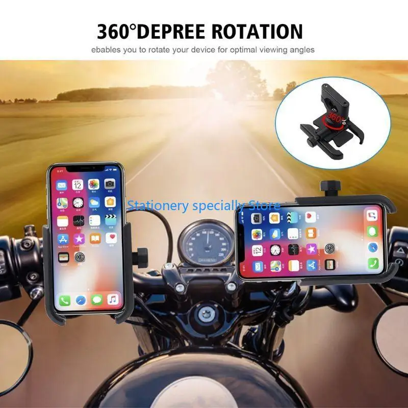 

P0RB мобильное крепление для мобильного телефона для мотоцикла Scooter Handlebar Harder Holder voldertable