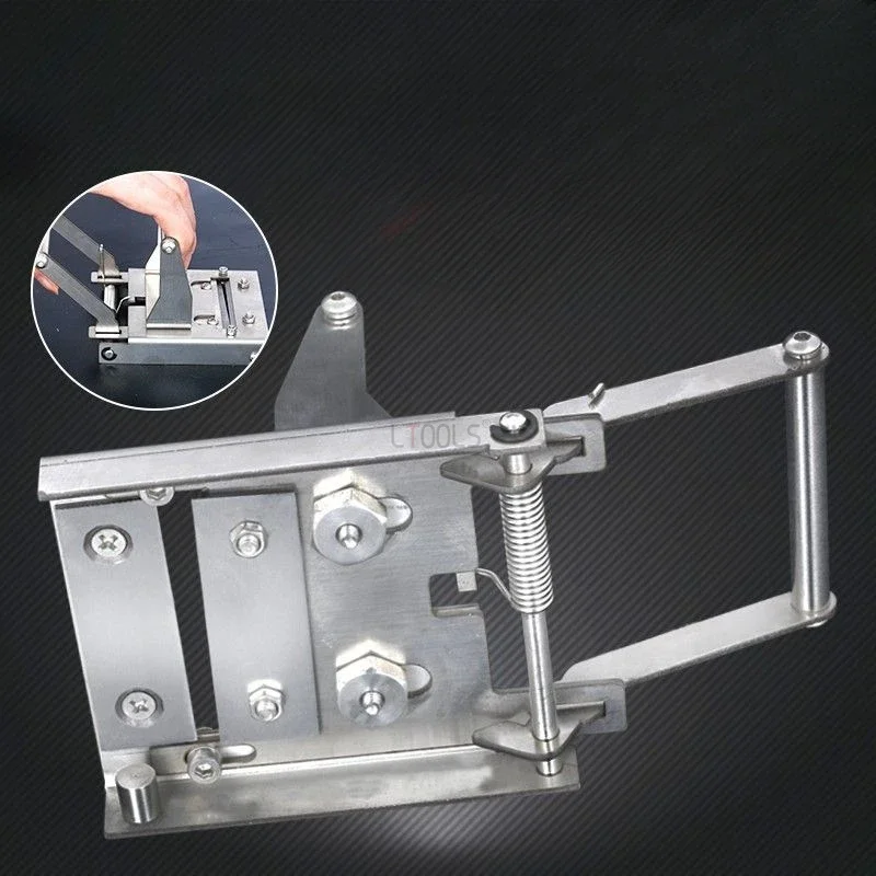0-55mm Flusher pita tepi Mini alat pertukangan kayu Flusher Manual logam garis lurus melengkung perangkat PVC