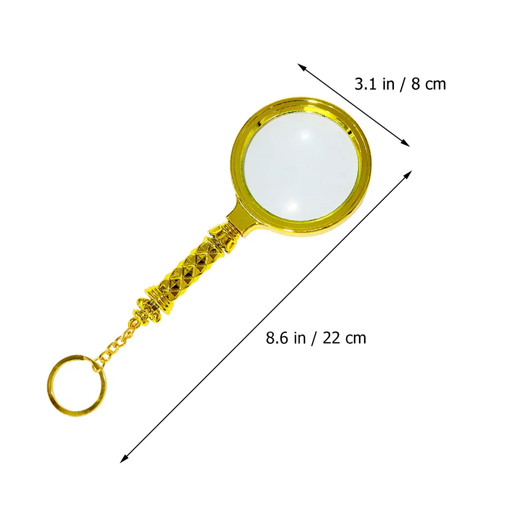 

Elderly Reading Magnifier Handheld Magnifying Glass Portable Lightweight Reading Tool Insect Observation