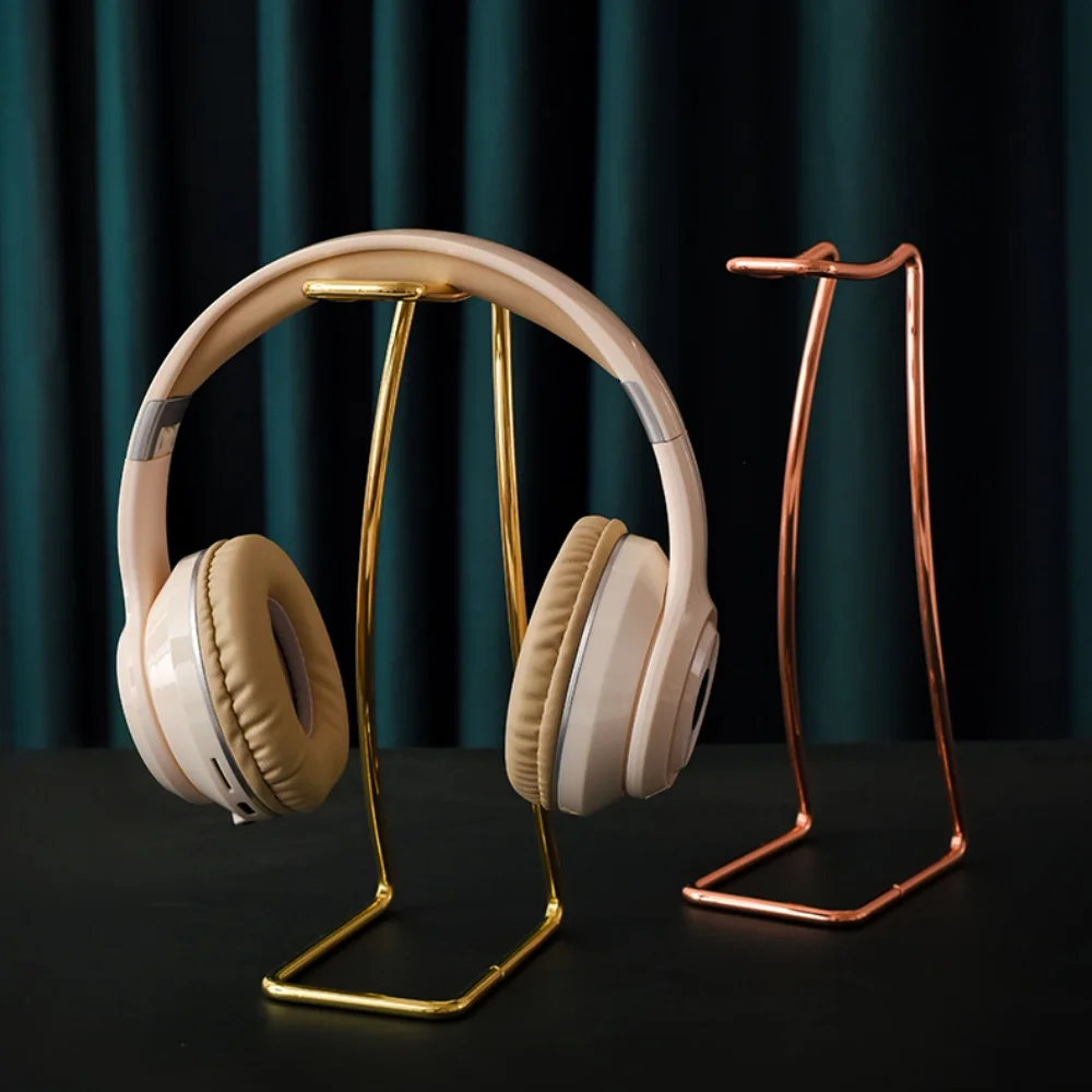 Headphone Stand Stainless Steel Headphone Storage Rack Gaming Headphone Stand Creative For Workspace Home Desktop