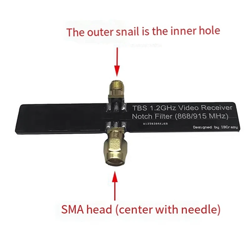 1.2Ghz VRX Notch Filter 868/915 Mhz Improves Video Reception For 1.2-1.3Ghz Compatible With TBS Crossfire Parts