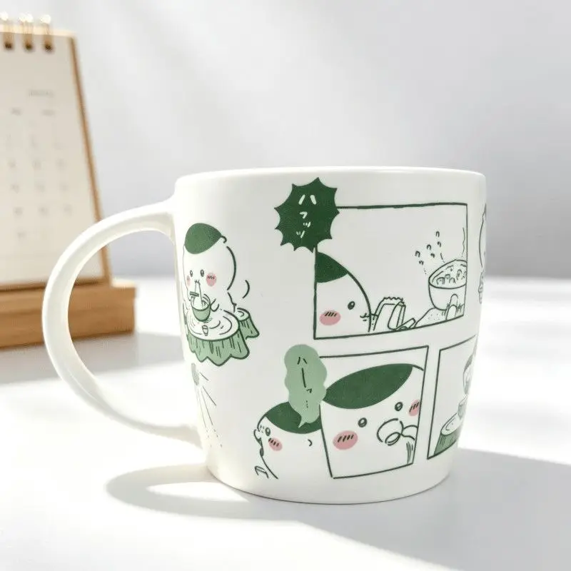 Jikikawa Cute Cartoon New Comic Character Mug Kawaii ceramic cups, nice tea cups, coffee cups Best friend's matching style view 3
