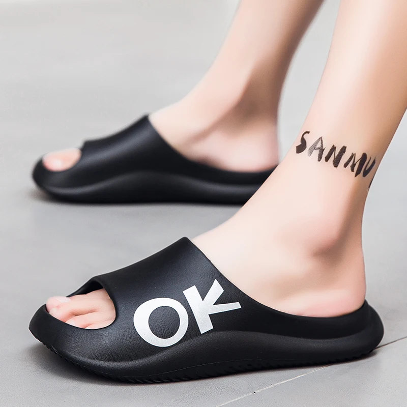 Lovers OK slippers men 2024 new summer wear flip-flops cross-border foreign trade explosive casual slippers men