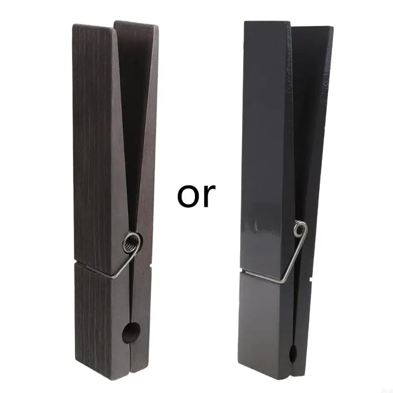 

KX4B крупные деревянные прищепки тяжелая натуральная крытая одежда зажима для полотенец галстуки