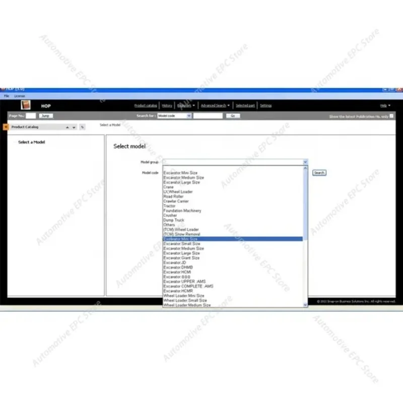 

Каталог запчастей Hitachi 2016