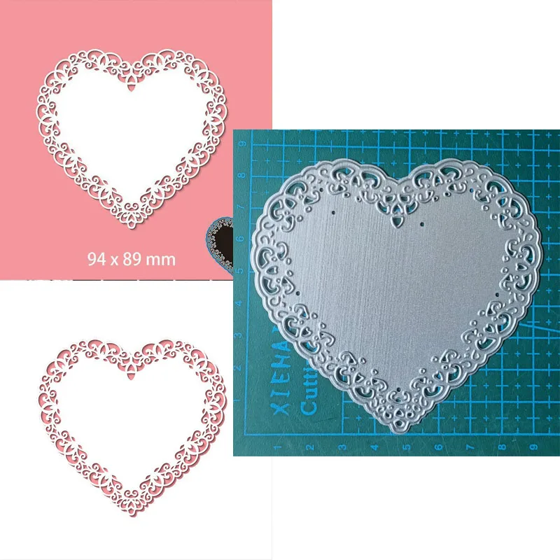 Hartbloem Vlinder Metalen Stansen Mal Scrapbooking Papier Ambachtelijke Mes Mal Punch Sjabloon Embossing Stencils