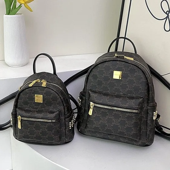 

Designer-Inspired Chic Backpack for Women 2025, Stylish Korean Aesthetic Large Capacity Rucksack, Cute Travel Daypack