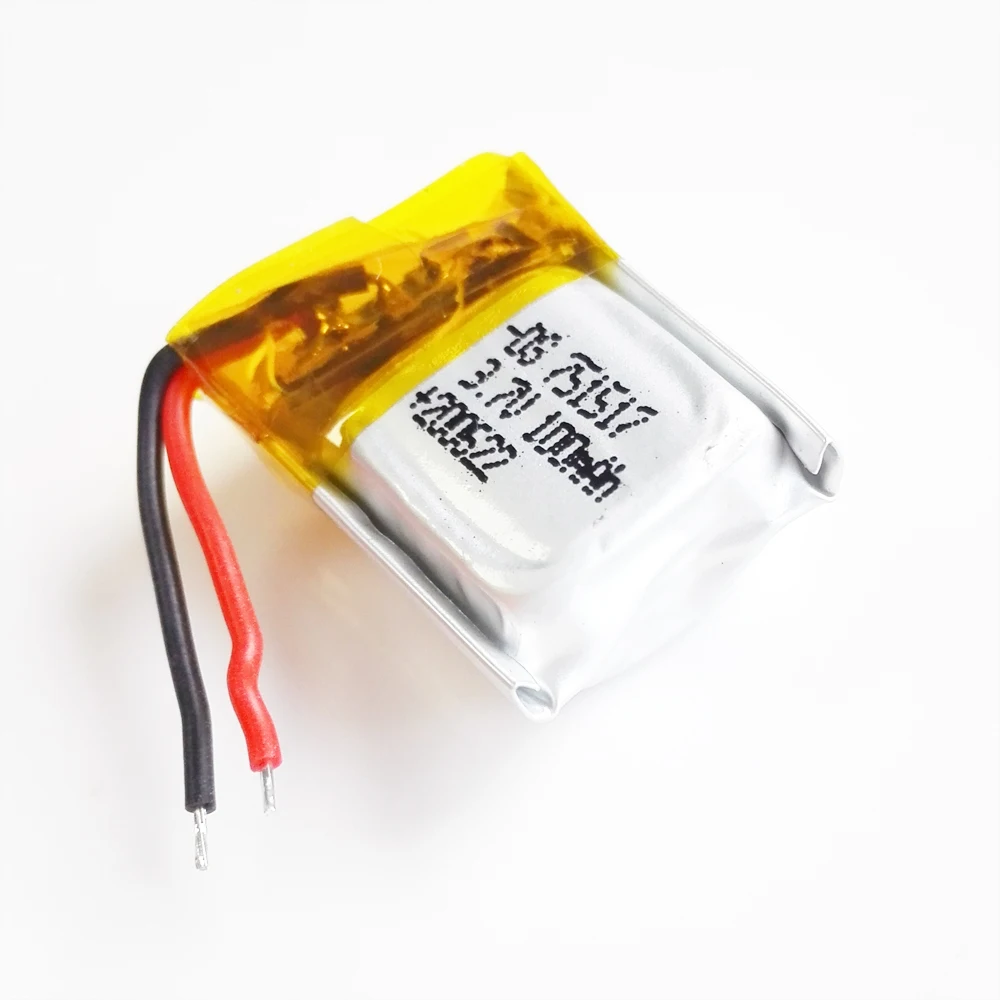 3.7V 20C 100mAh Lipo Lithium Polymer Rechargeable Battery 751517 For CX-10 CX-12 JJ810 JJ820 V646 V676