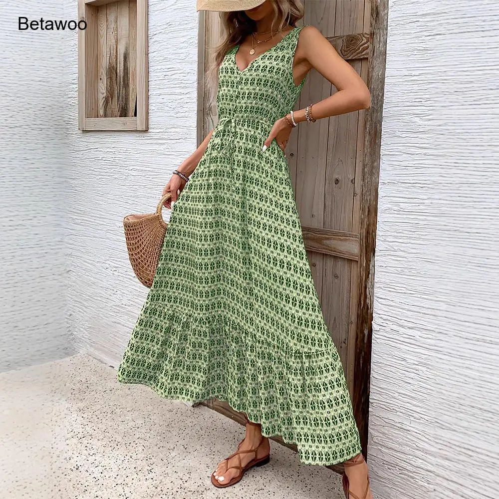 

Женское повседневное ретро-платье миди с цветочным принтом, V-образным вырезом, рукавами-крылышками и завышенной талией в стиле бохо