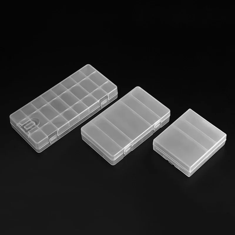 1 Piece Hard Plastic AA AAA Case Cover Holder AA / AAA Battery Storage Box Container for 4 6 8x AA AAA Batteries