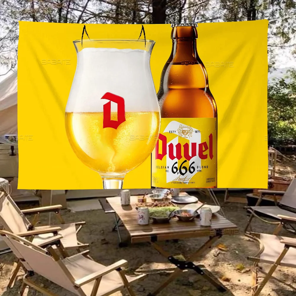 Duvel Beer Banner INS Style Outdoor Party Decoration Atmosphere Flag