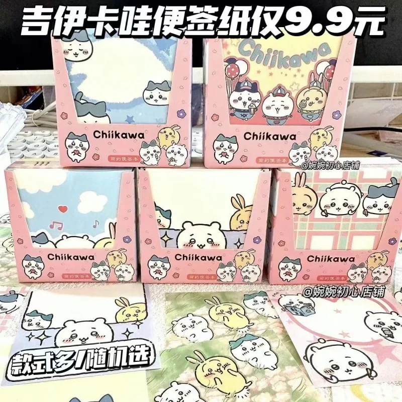 Милый-коллекционный-блокнот-для-заметок-chiikawa-Кавайные-персонажи-Хачиварэ-Усаги-Момонга-Идеальный-подарок-для-фанатов-аниме