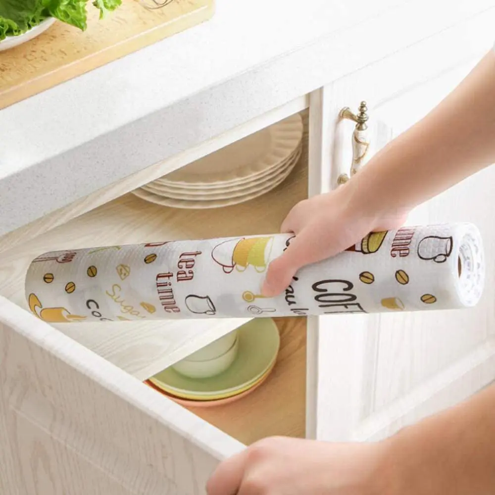 A11E-Multi-Function Drawer Shelf Liner Foam Paper For Kitchen Cabinets,Refrigerator,Drawers,Cabinets(12 X 196Inch)