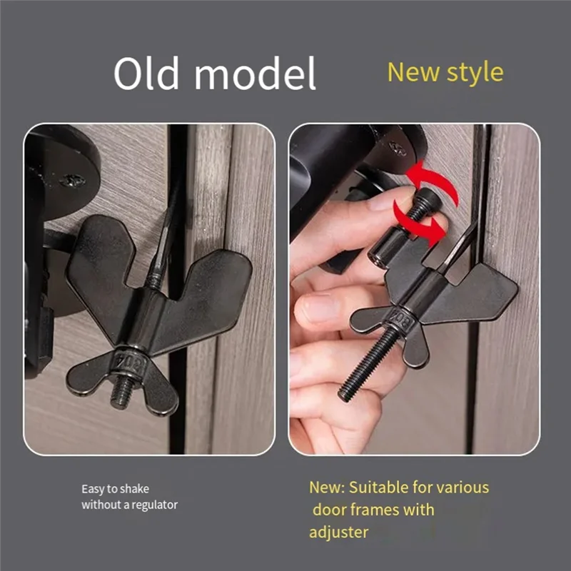 毎日のドアロックドアストッパーステンレス鋼ドアロック旅行者安全ドアストッパー家庭用アパート寮