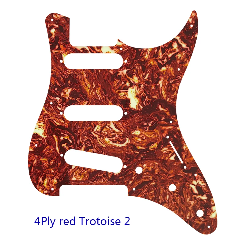 Pleroo peças personalizadas-personalize pickguard para o senhor larry carlton s7 vintage guitarra pickgurad escolha multicolorido