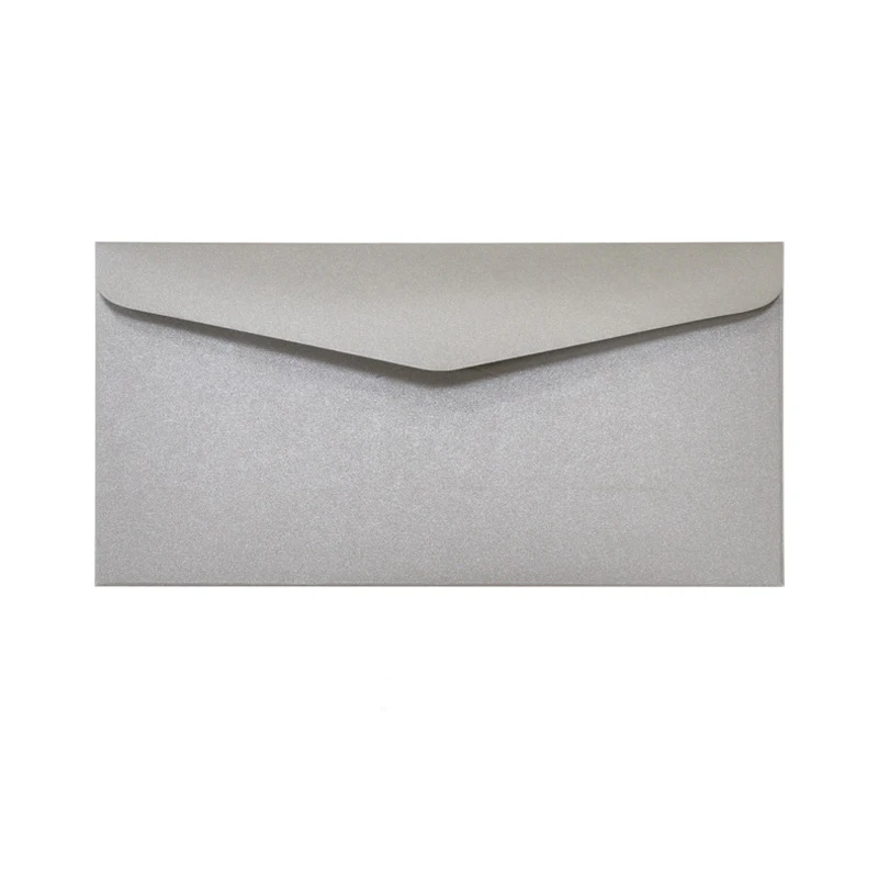 Enveloppes en papier nacré de haute qualité, enveloppes multicolores pour faire-part de mariage, fournitures d\'affaires, papeterie, 22x11cm, 50