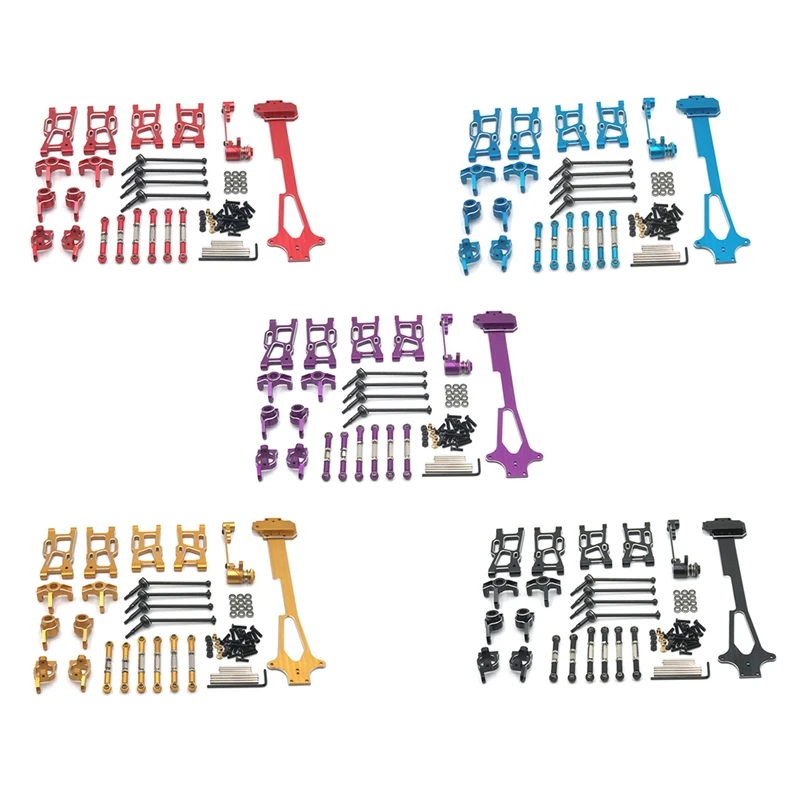 Metal Upgrade Accessories Modification Kits for 144001 144002 144010 124017 124018 124019 RC Car Upgrade Parts ,2