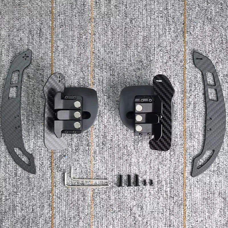 

For Dodge Durango Charger Challenger SRT Magnetic Extension Carbon Fiber Paddle Shifters