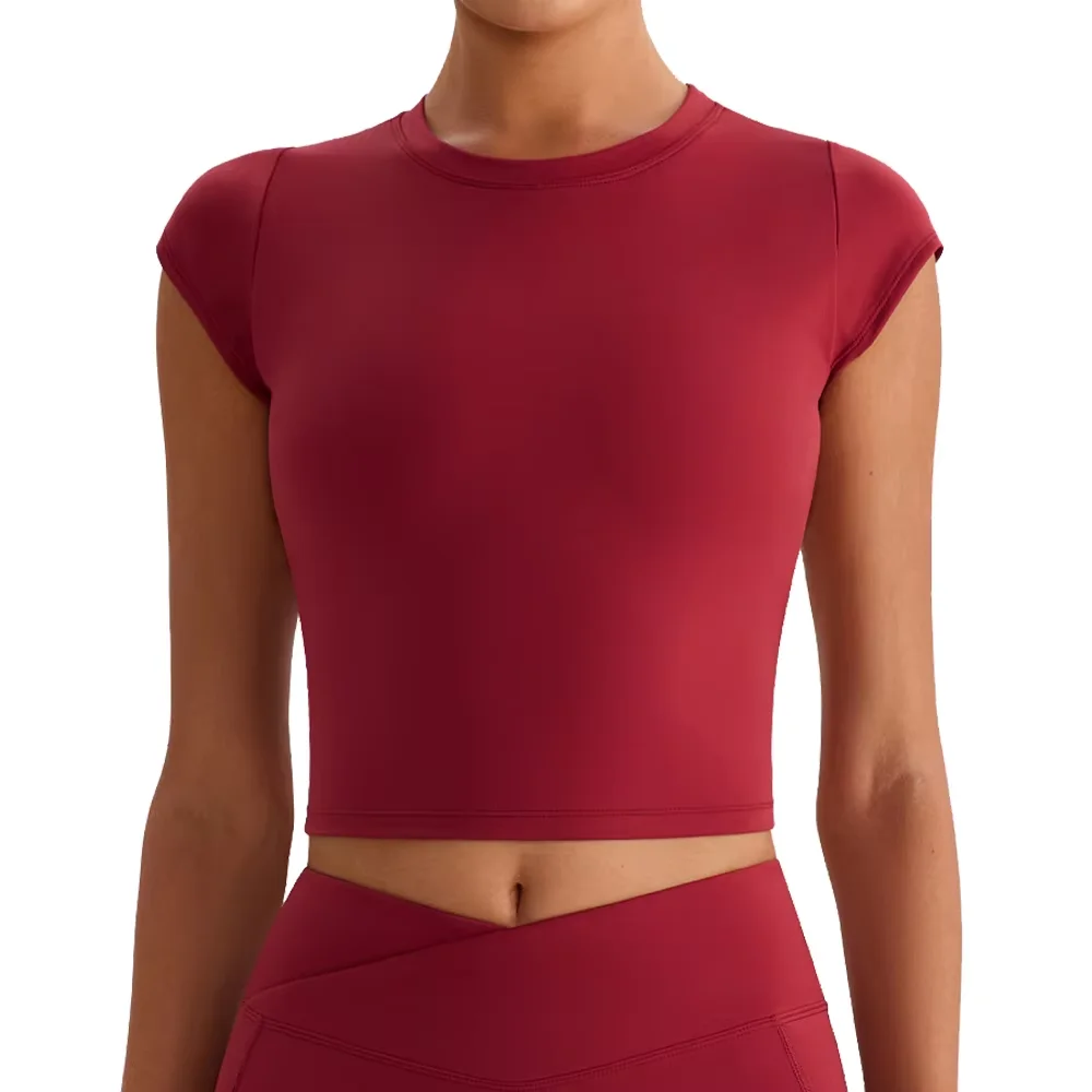 

Women's Lightweight Breathable Gym Wear Backless Workout Shirt with Removable Bra Printed Slim Fit Yoga Tank