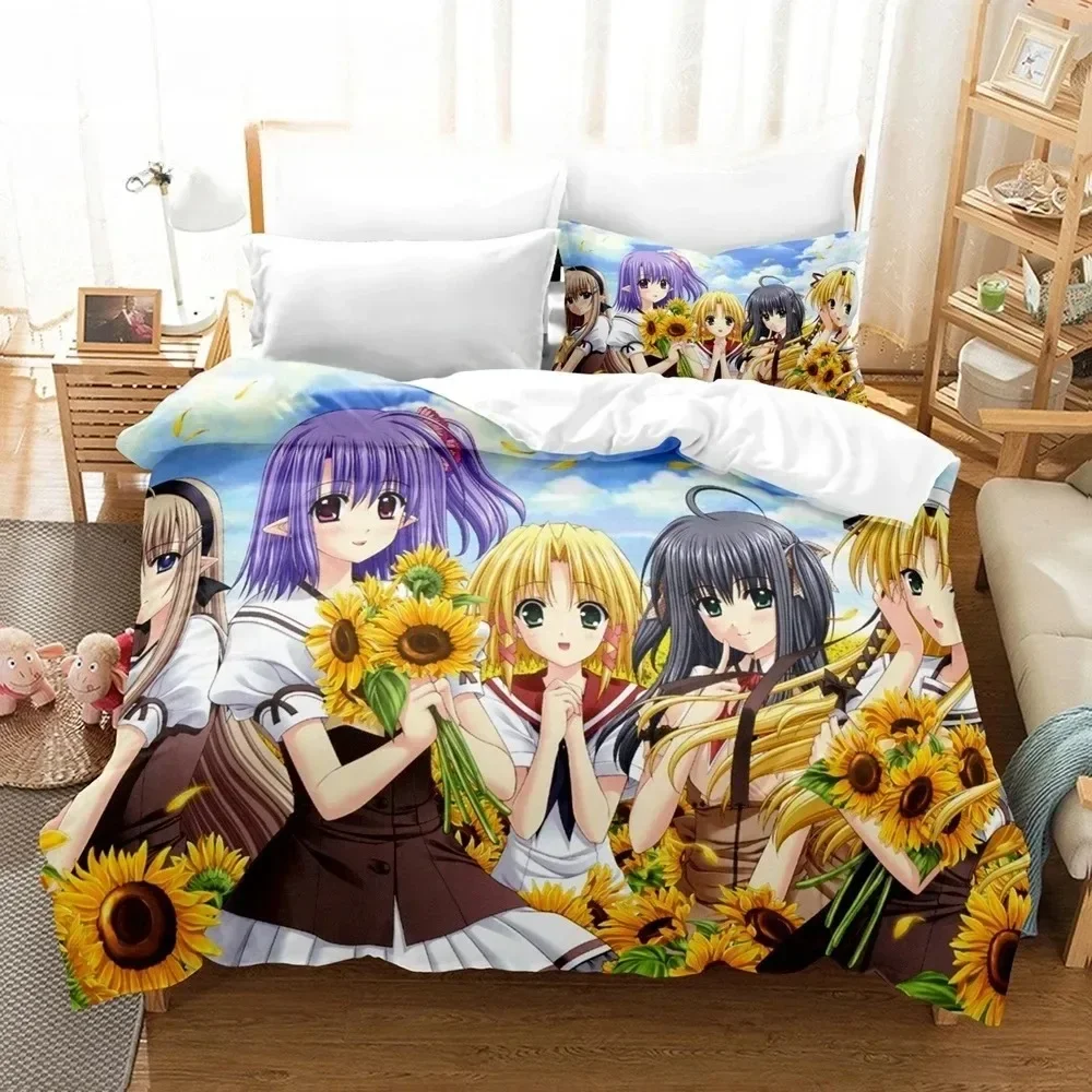 Anime Yae Sakura Character Bedding Set Bedroom Soft Modern Bedspreads Comefortable Kids Duvet Cover Quilt Cover And Pillowcase 3