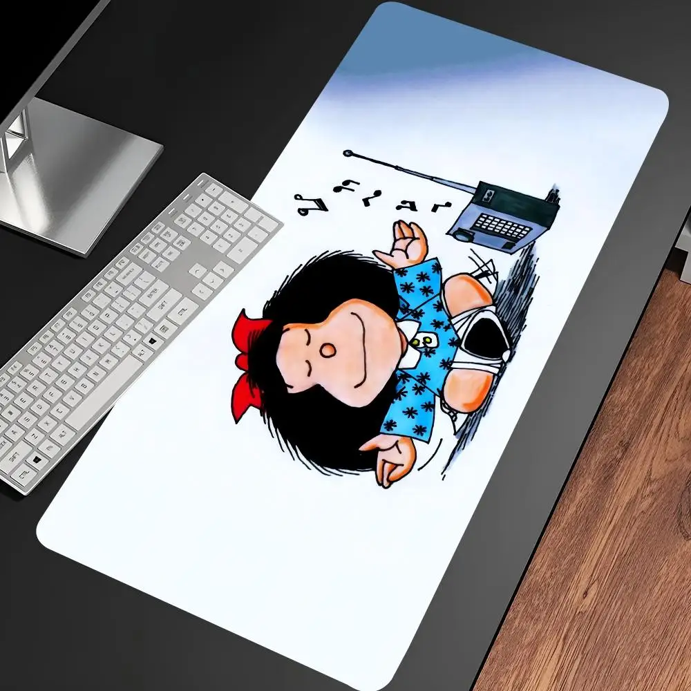 Mafalda Mouse Pad Anime game mause pads cs lol XXL Home HD Computer Desk Mats Carpet Gamer Office Laptop Boys Girls Friends Holi