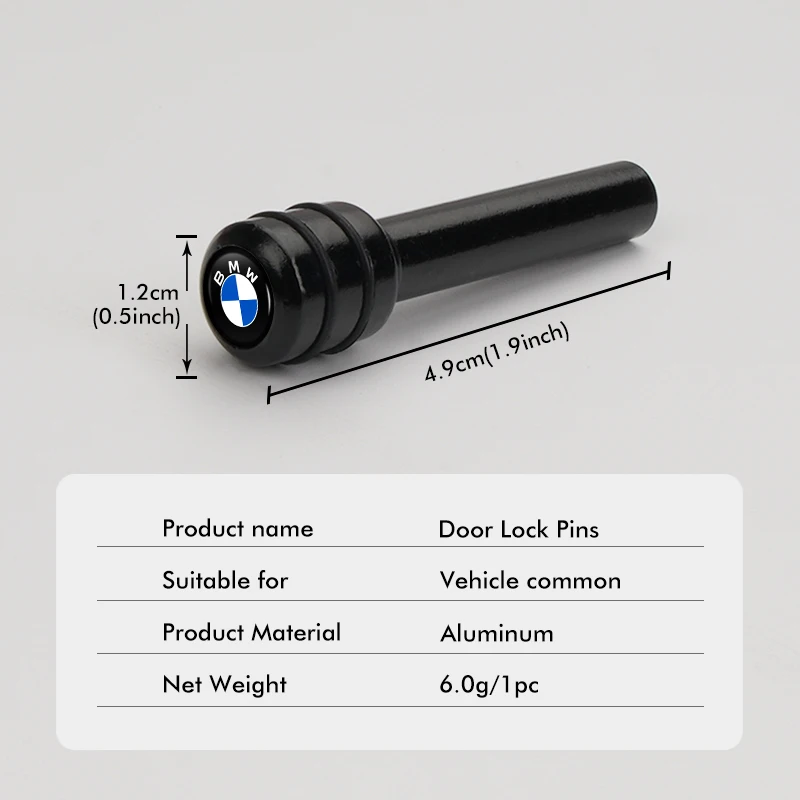 Car Door Lock Pin Knob Pull Security Insurance Accessories For BMW E90 E60 E46 E39 F30 F10 E87 X3 X4 X5 X1 G30 G20