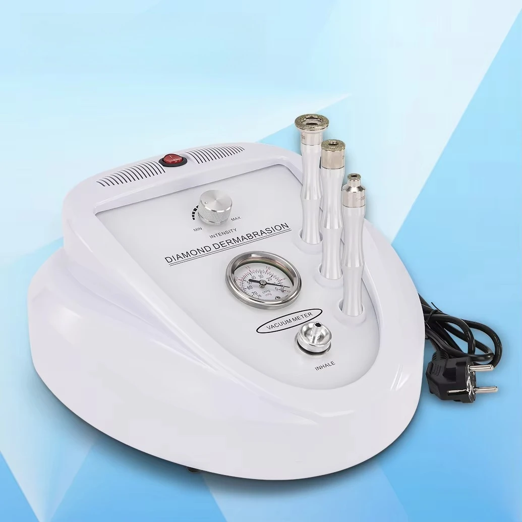 Professional Beauty Facial Deep Clean Skin Blackhead Acnes Removal Vacuum Spray Diamond Tips