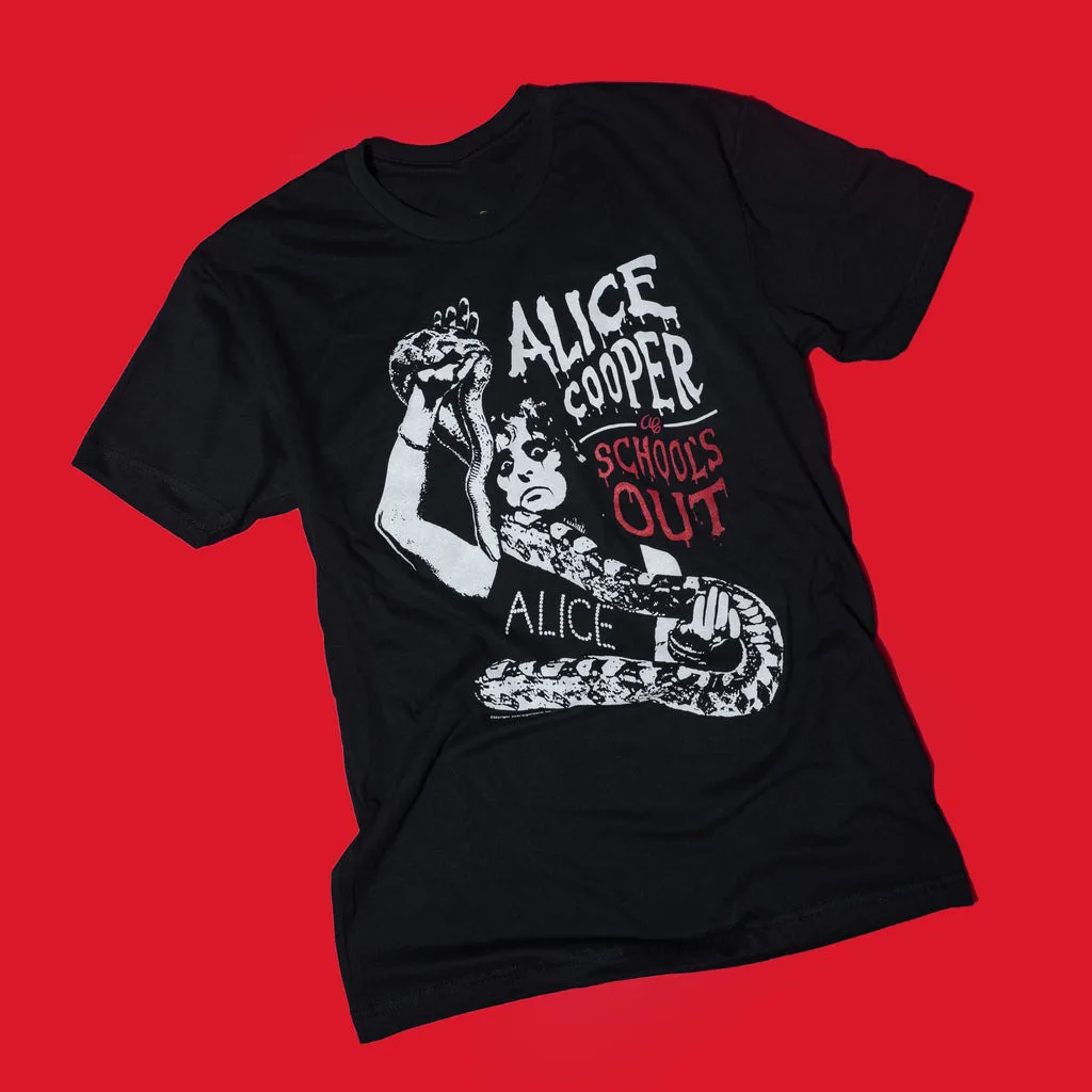 Camiseta de Alice Cooper School Out para hombres y mujeres, todas las tallas