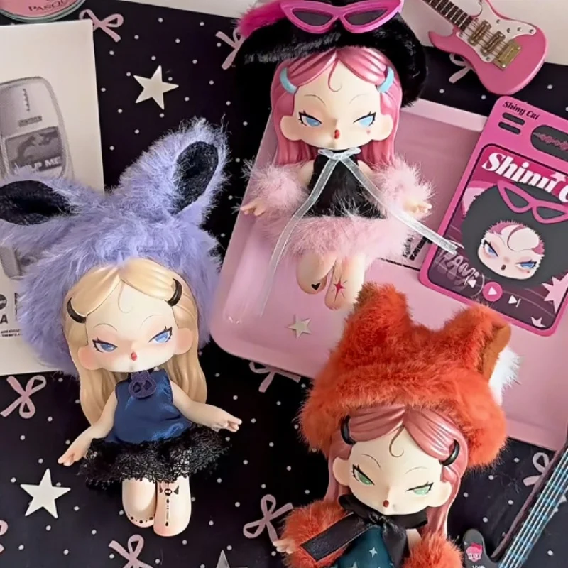 

Новая оригинальная слепая коробка Dodonami Midnight Disco Series Dopamine Y2k Spicy Girl, модная игровая тайна коробка, изысканный брелок в подарок
