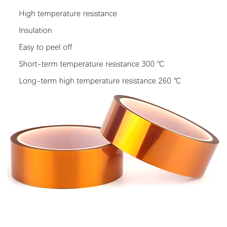 High Temperature Heat BGA Tape Thermal Insulation Tape Polyimide Adhesive Insulating Adhesive Tape 3D Printing Board Protection