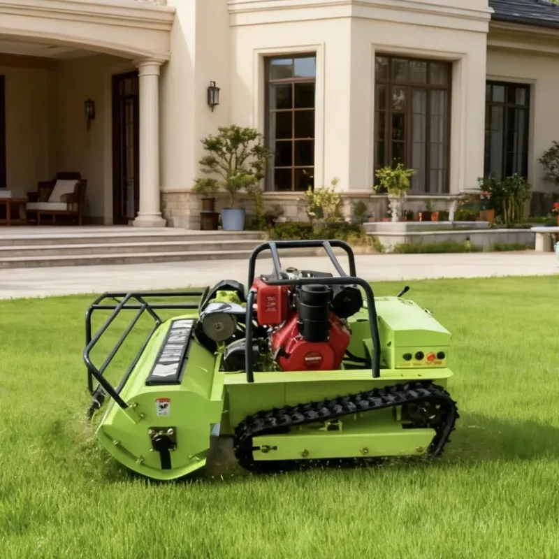 Industrial Grade 1000mm    ed Remote Control Track Mower Cylinder Blade Coverings for Golf Course Lawn