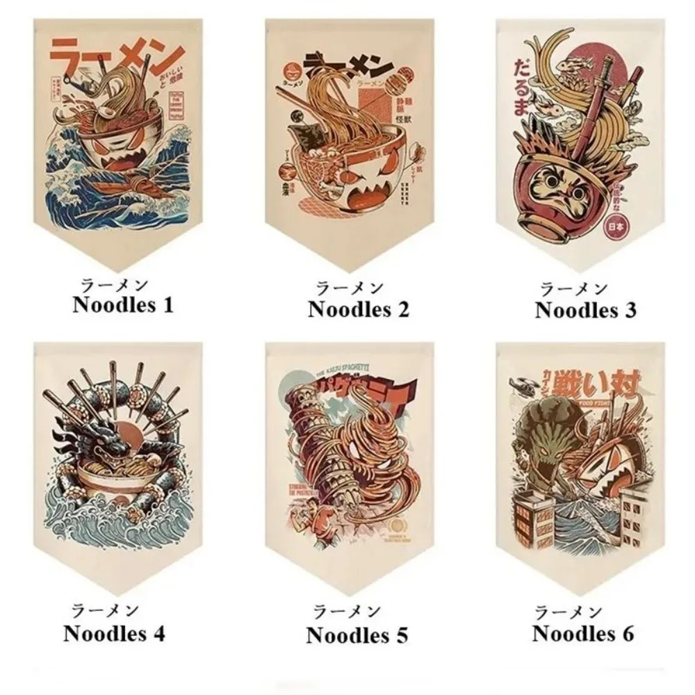 VIKAMA Noren-Türvorhang im japanischen Stil, Wandteppich, Ramen Izakaya, Küchentrennwand, Eingangsbereich, hängende Dekoration