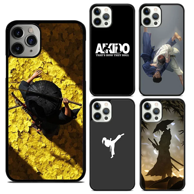 Japan Martial Aikido Phone Case Cover For iPhone 16 15 SE2020 6 7 8 plus 11 12 mini 13 14 pro max  coque