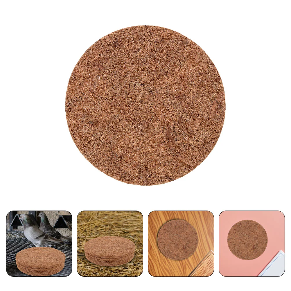 10 قطعة عش الحمام حصيرة لوازم الطيور عش حظيرة الدجاج منصات التعشيش السرير ل الأرض جوز الهند الدجاجة منزل وسادة #5