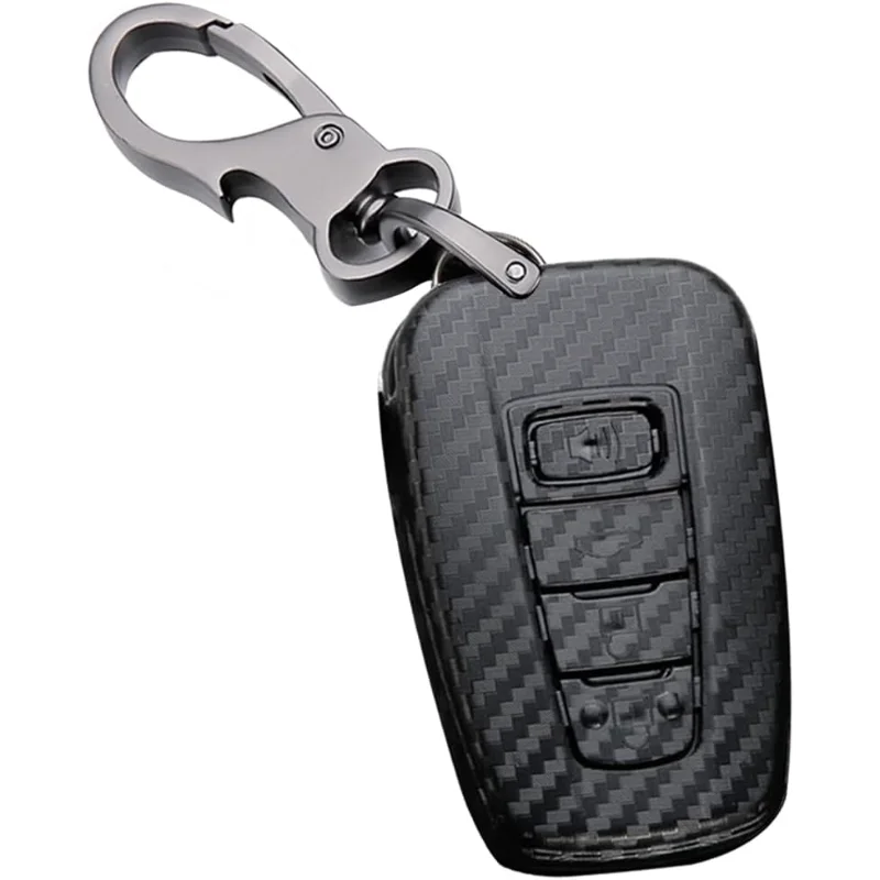 

WH 4-Button Smart Remote Key Fob Cover Fit For Toyota 2018-up Camry RAV4