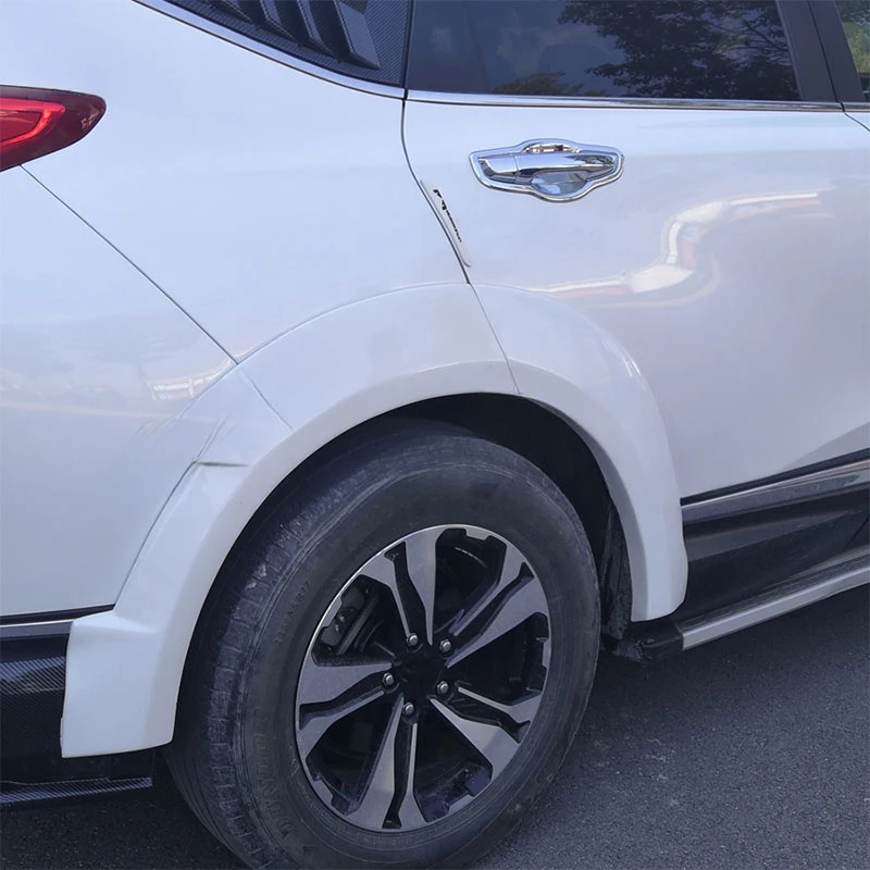 High Quality White FRP PP Wheel Arch Eyebrow Modification Kit General Vehicle Exterior Refitting Accessories