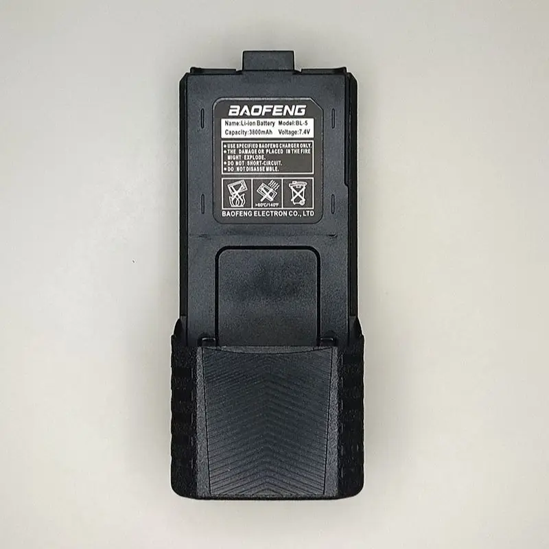 Baofeng-Batería de repuesto de alta capacidad para walkie-talkie, accesorios de Radio CB, UV-5RT, UV-5RA, UV5RE, Cargador USB, DM-5R