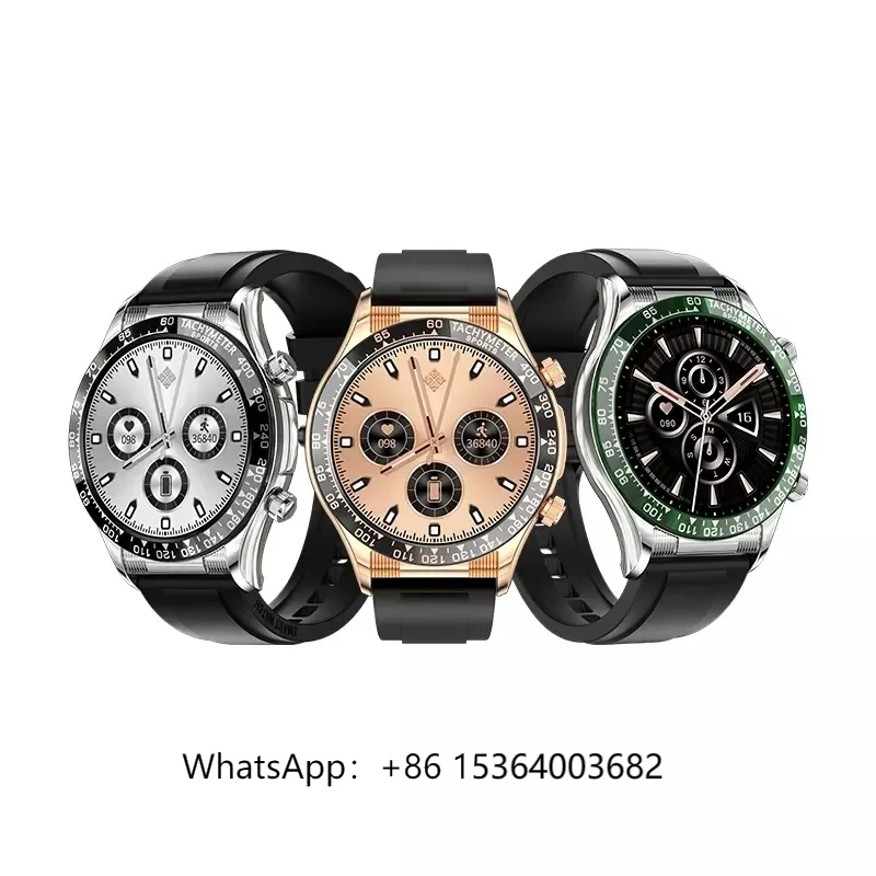 

TJXL-2023 Luxury Business Men Smart Watch E18 PRO Stainless Steel for Android IOS