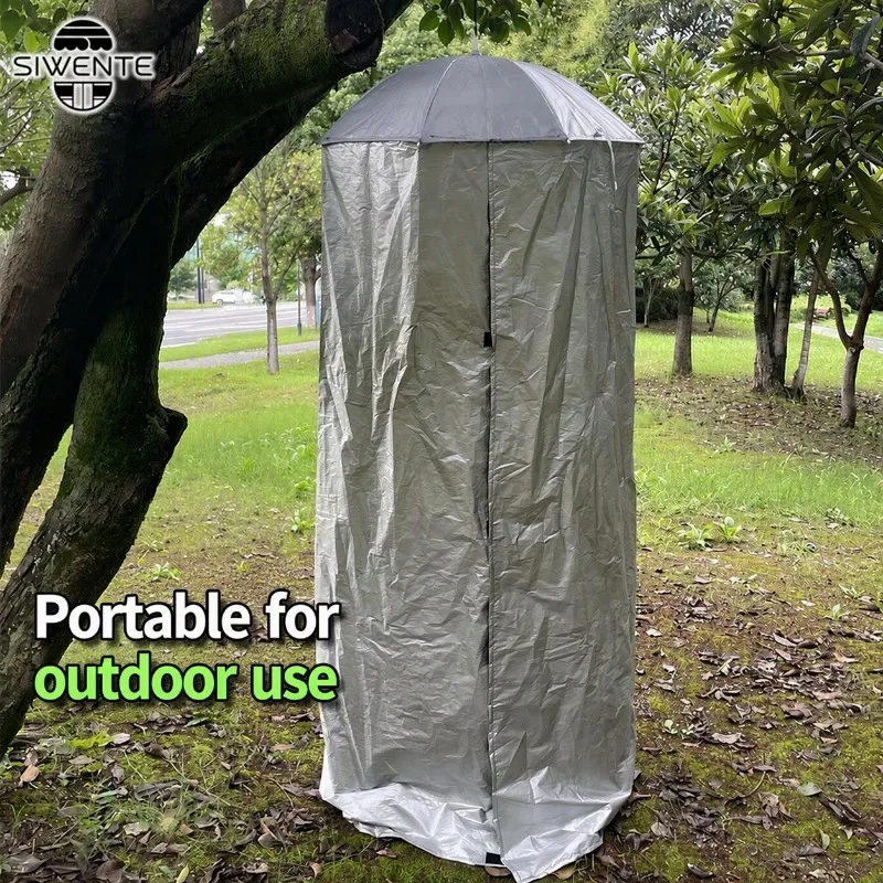 Portable Hanging Privacy Shelter Pop-Up Changing Shower Tent for Travel Camping Car Tailgate Emergency Waterproof Outdoor Toilet